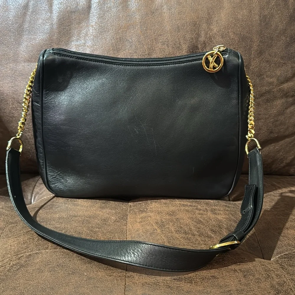 Paloma Picasso‎ Vintage Italian black handbag